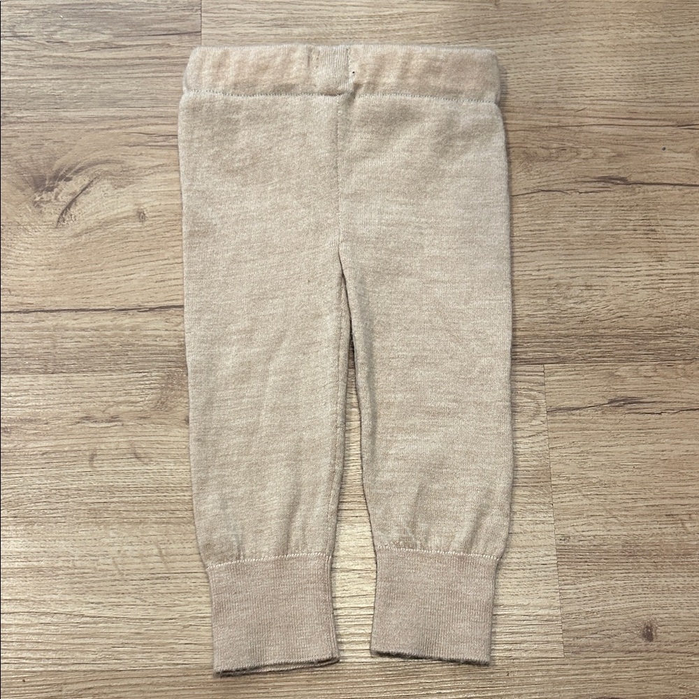 100% Merino Wool Infant Thermal Leggings. Size 9-18 m. Upcycled From Sweater